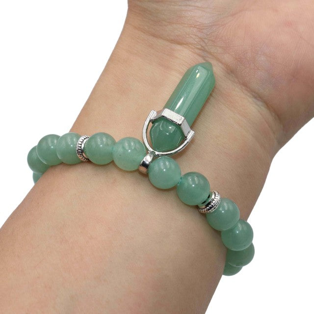 Natural Stone Hexagonal Yoga Bracelet