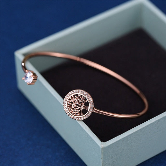 Tree of Life Bangle | Growth Charm