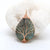 Natural Opal Stone Tree of Life Crystal Necklace