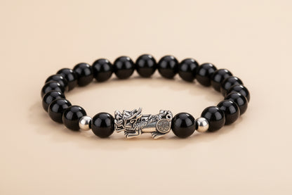 Feng Shui Abundance Anchor | Silver Pixiu Shield