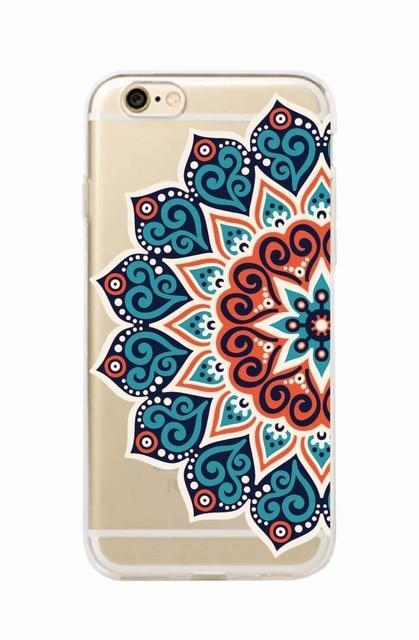 Mandala Ethnic Soft Phone Case For iPhone