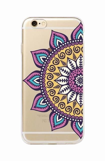 Mandala Ethnic Soft Phone Case For iPhone