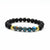 Lava Stone Chakra Beads Bracelet