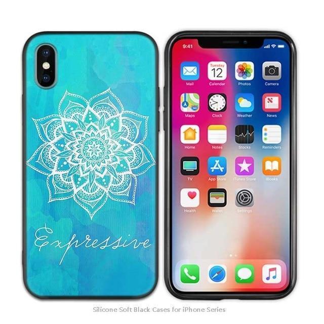 Soft Mandala Chakra Silicone Phone Cases