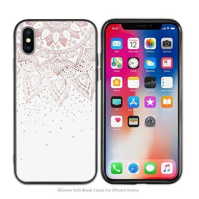Soft Mandala Chakra Silicone Phone Cases