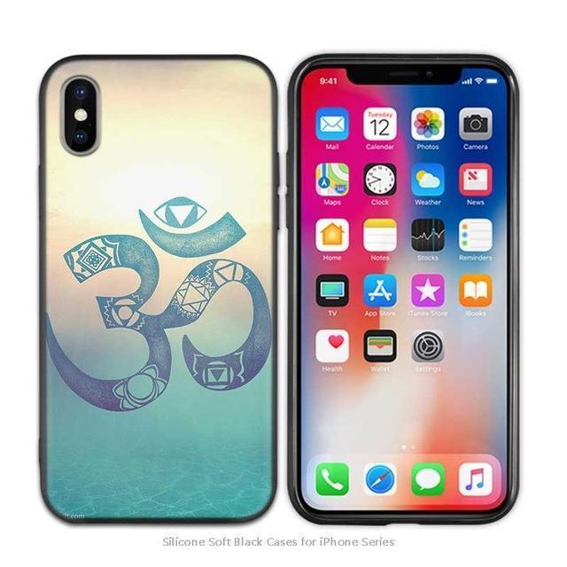 Soft Mandala Chakra Silicone Phone Cases