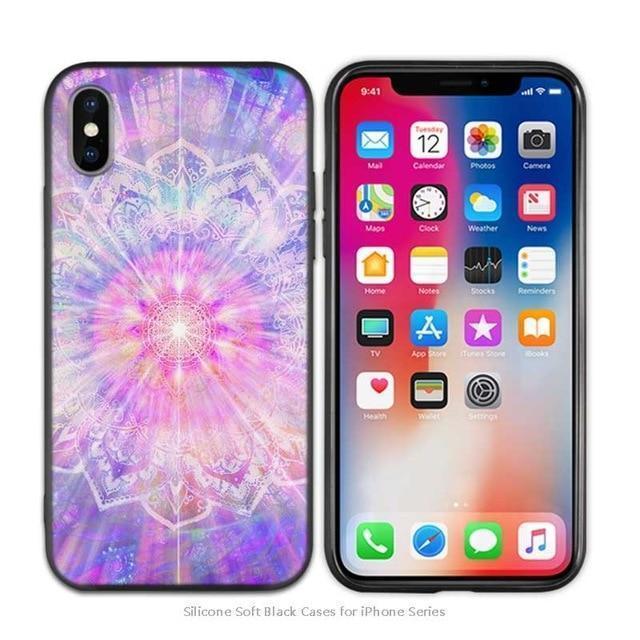 Soft Mandala Chakra Silicone Phone Cases