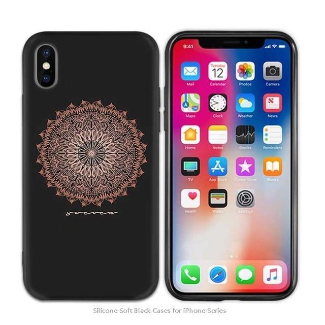 Soft Mandala Chakra Silicone Phone Cases