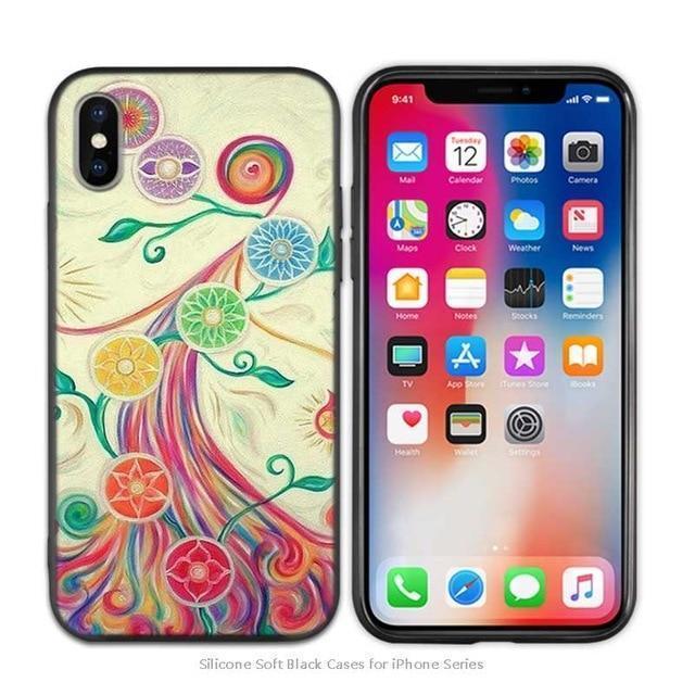 Soft Mandala Chakra Silicone Phone Cases