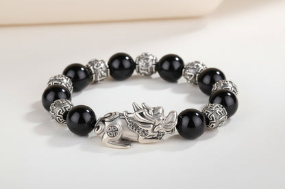 Feng Shui Abundance Anchor | Silver Pixiu Shield