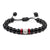 Black Onyx Stone Beads Tibetan Buddha Bracelet