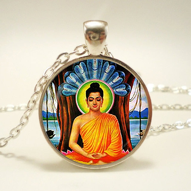 Chakra Glass Cabochon Buddhism