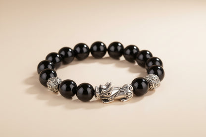 Feng Shui Abundance Anchor | Silver Pixiu Shield