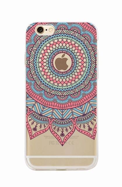 Mandala Ethnic Soft Phone Case For iPhone