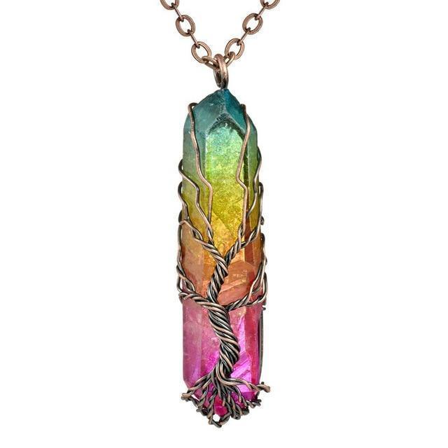 Tree of Life Crystal | Prism Pendant