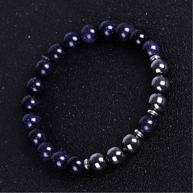 Lucky Hematite Beads Bracelet - Eye of the Tiger