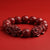 Feng Shui Pixiu Cinnabar Bracelet Good Fortune Lucky Pi Xiu Buddha Bracelet