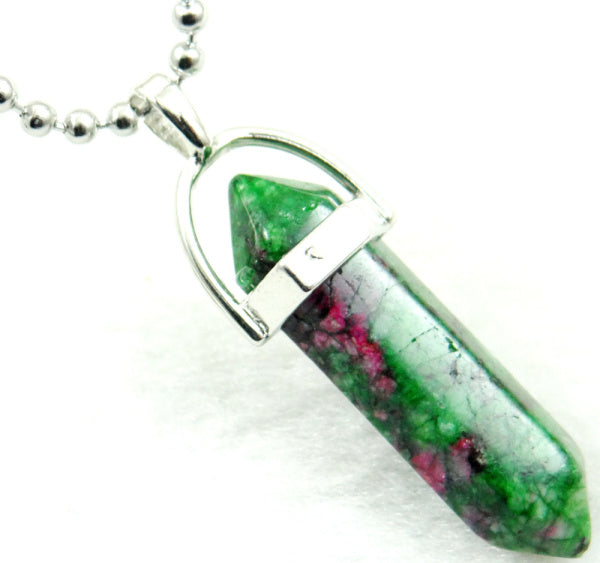 Titanium Crystal Chakra Pendant Necklace Gemstone Lucky Charm
