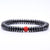 7 Chakra Tiger Eye Leather Bracelet