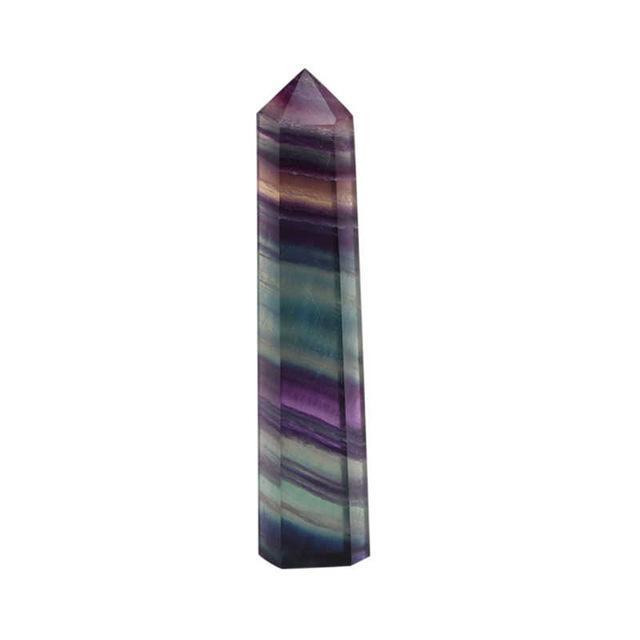 Natural Fluorite Crystal Wand Energy Crystals Wand