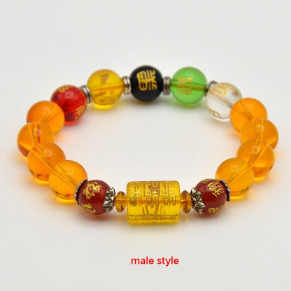Feng Shui Abundance Anchor | Citrine Style Clarity Bracelet