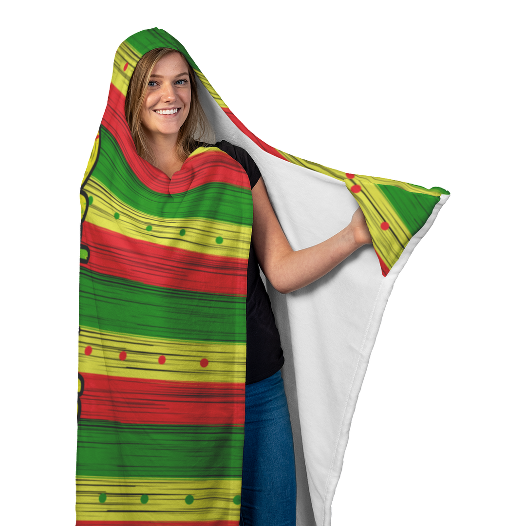 Peace Tribe Vibe Hooded Blanket